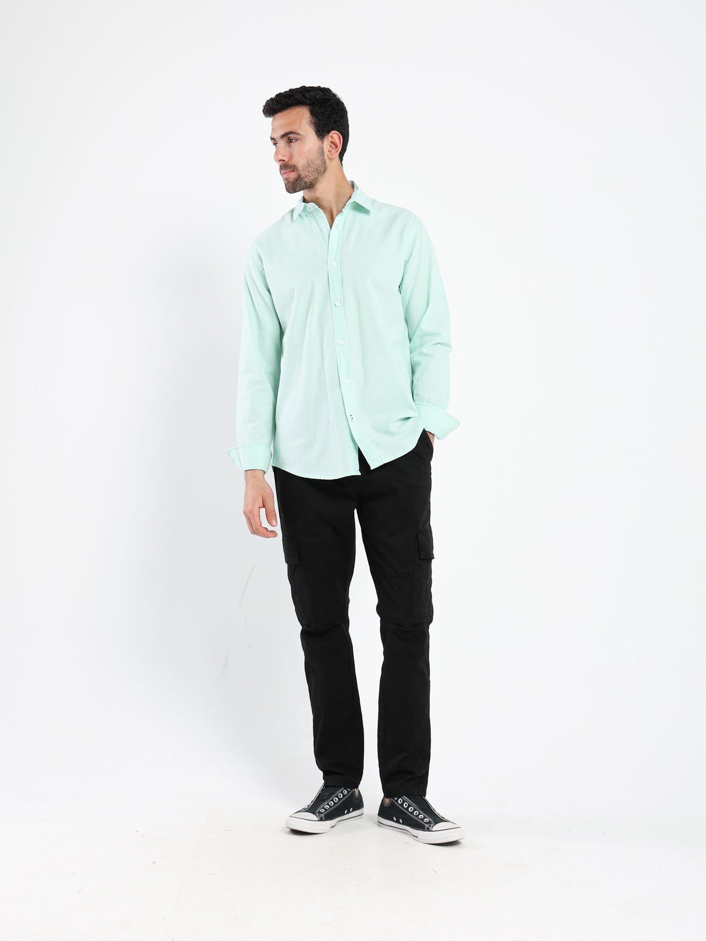 Oxford Shirt - Solid - Long Sleeves