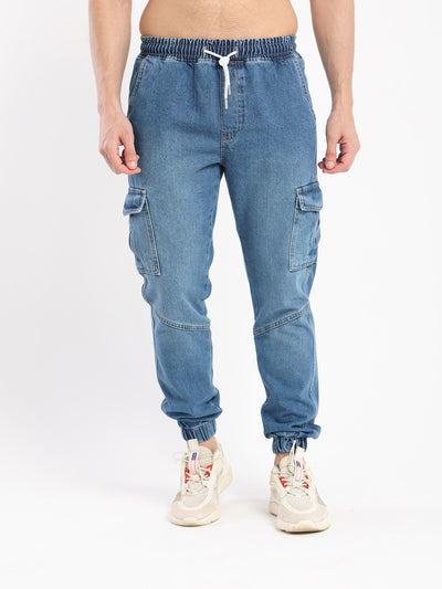 Jeans Cargo Jogger With Panels