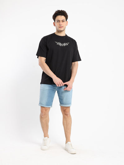 Jeans Denim Shorts With Drawcord