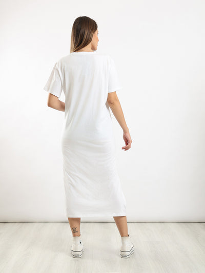 Dress - Printed - Half Sleeve
