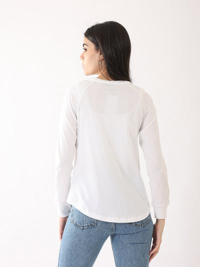 T-Shirt - Long Sleeves - Round Neck