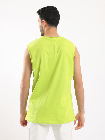 T-Shirt - Sleeveless - Patterned