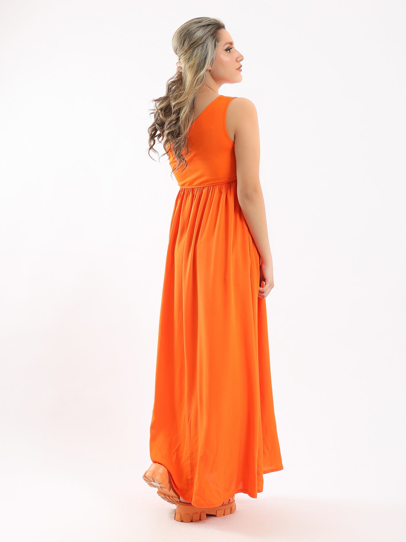 Dress - One Shoulder - Pleated