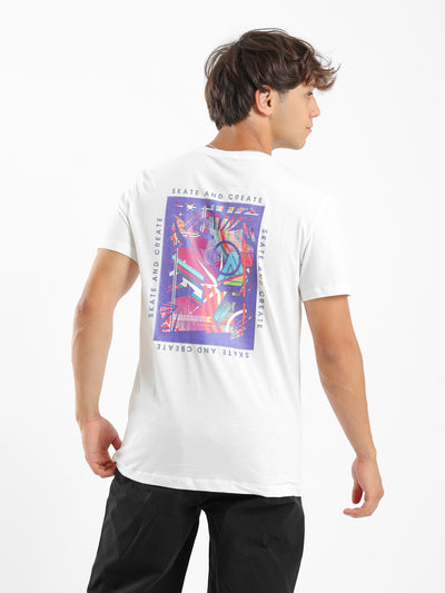 T-Shirt - Half Sleeves - Back Print