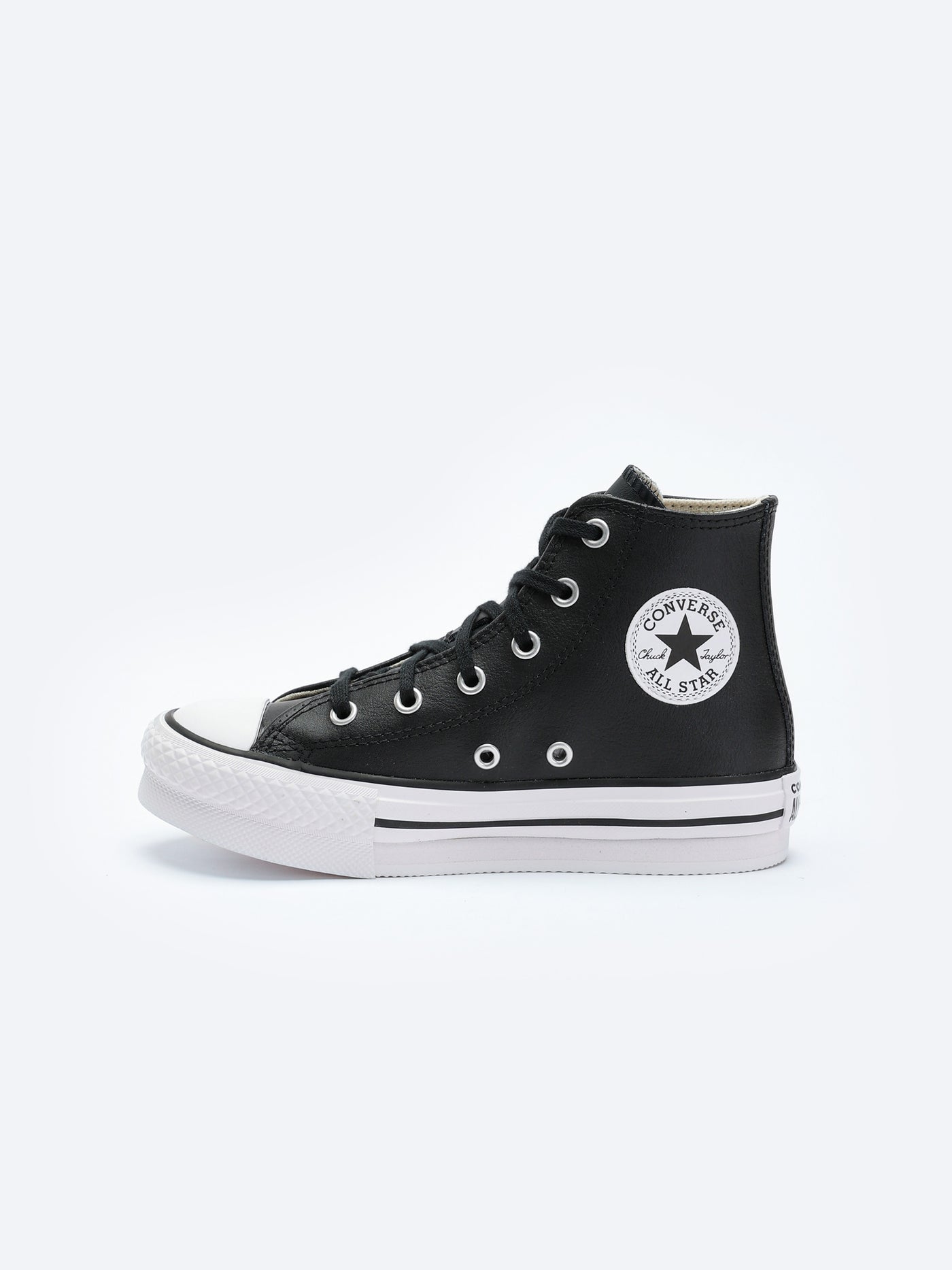 Converse Youth Ct As Eva Lift Foundational Leather Sneakers
