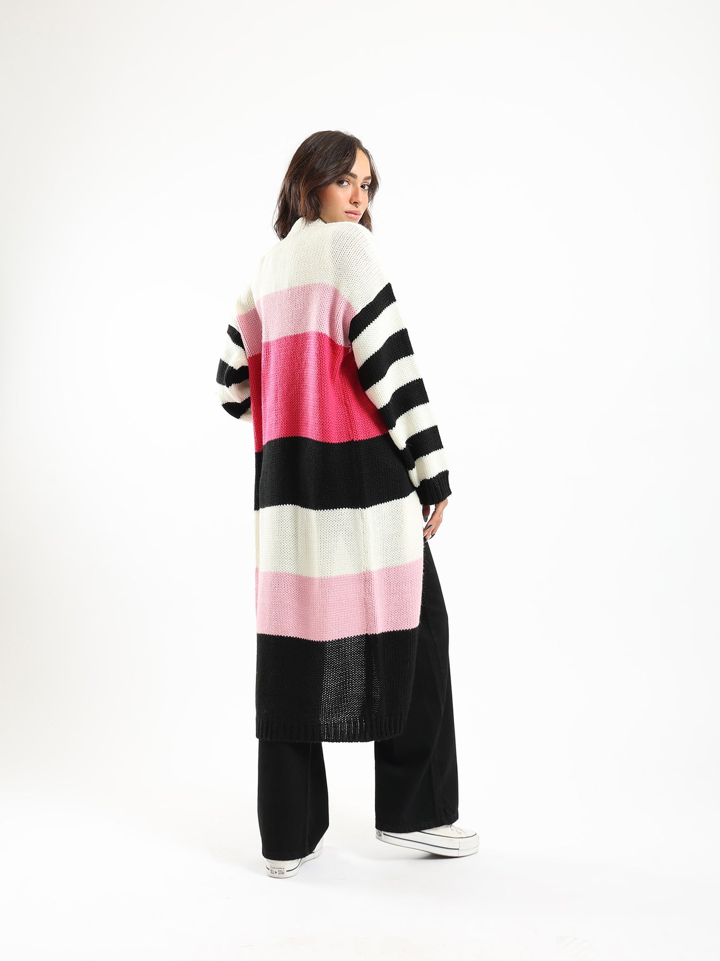 Cardigan - Striped - Colourful