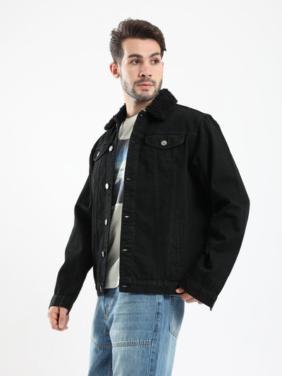 Jacket - Buttoned - Turn Down Neck