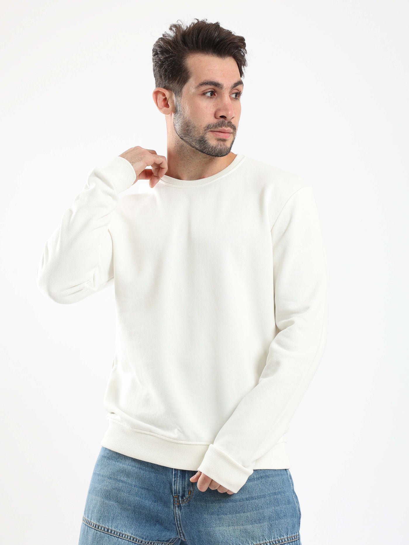Sweatshirt - Plain - Slip-on