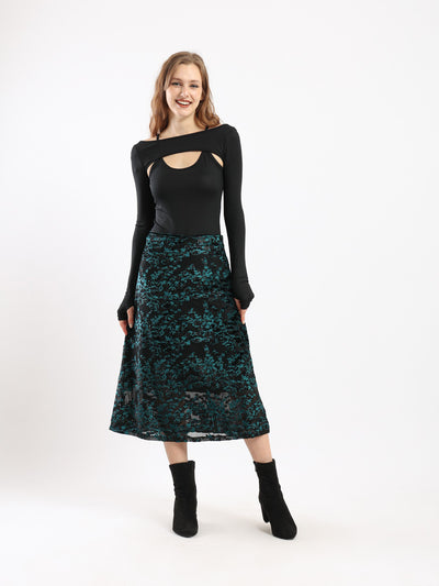 Skirt - A-Line - Velvet