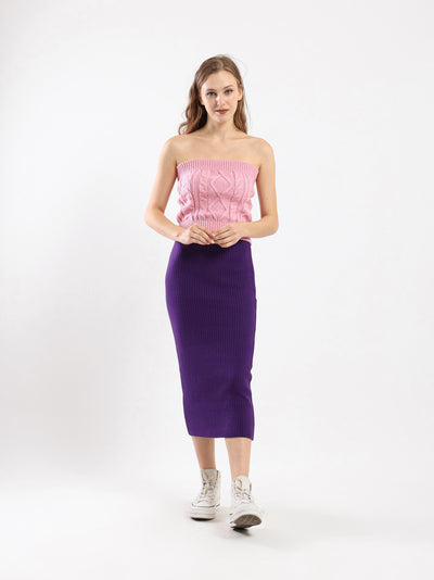 Top - Cropped Design - Strapless