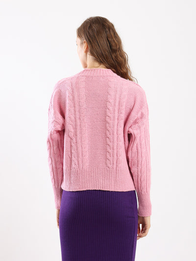 Sweater - Knitted - Front Buttons