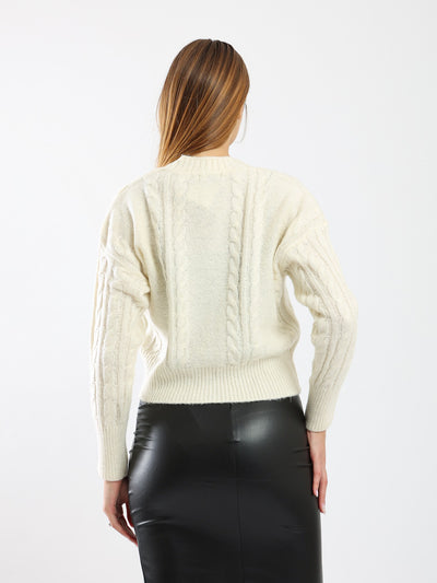Sweater - Knitted - Front Buttons