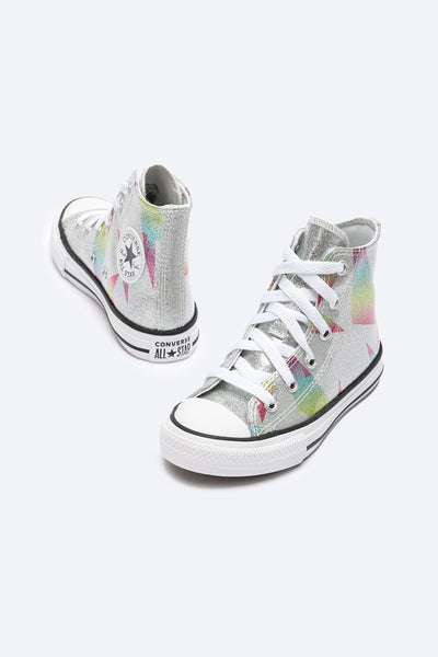 Kids Unisex Sneakers -  Chuck Taylor All Star Prism Glitter- Cruise High