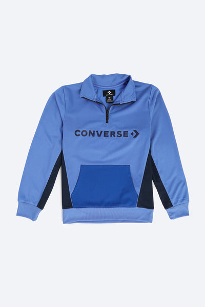 Kids Unisex Sweatshirt - High Neck - Zipped
