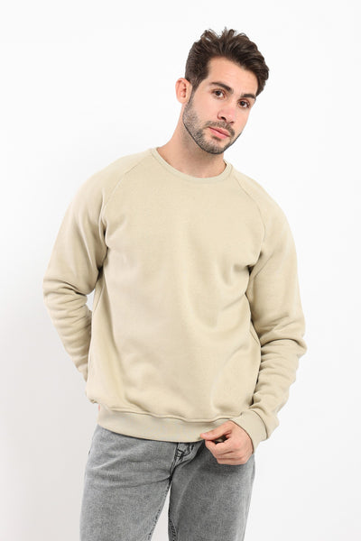 Sweatshirt - Raglan Sleeves - Round Neck