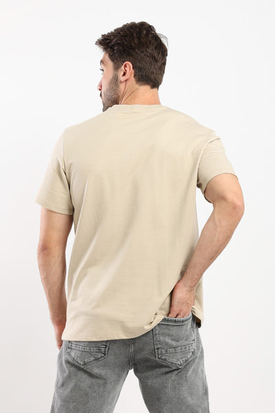 Basic T-Shirt - V-neck - Relaxed Fit
