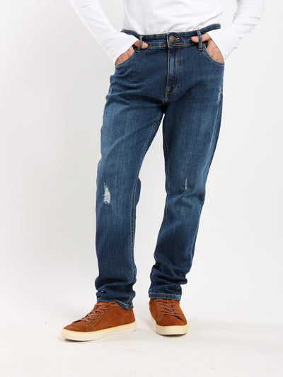 Jeans - Contrast Zipper Detail