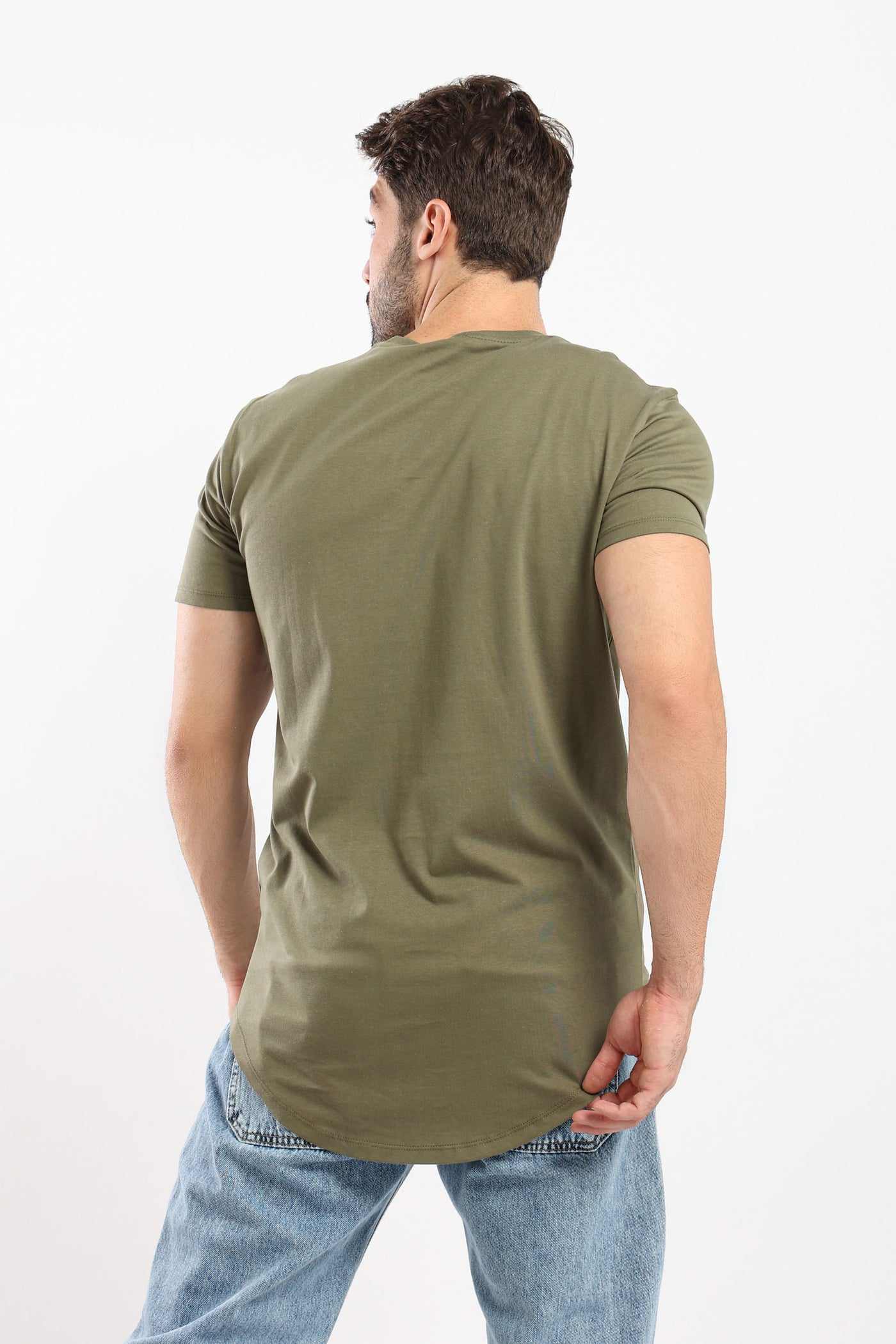 T-Shirt - Long Line - Round Hem