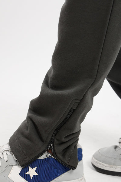 Pants - Side Hem Zipper - Double Cord Contrast