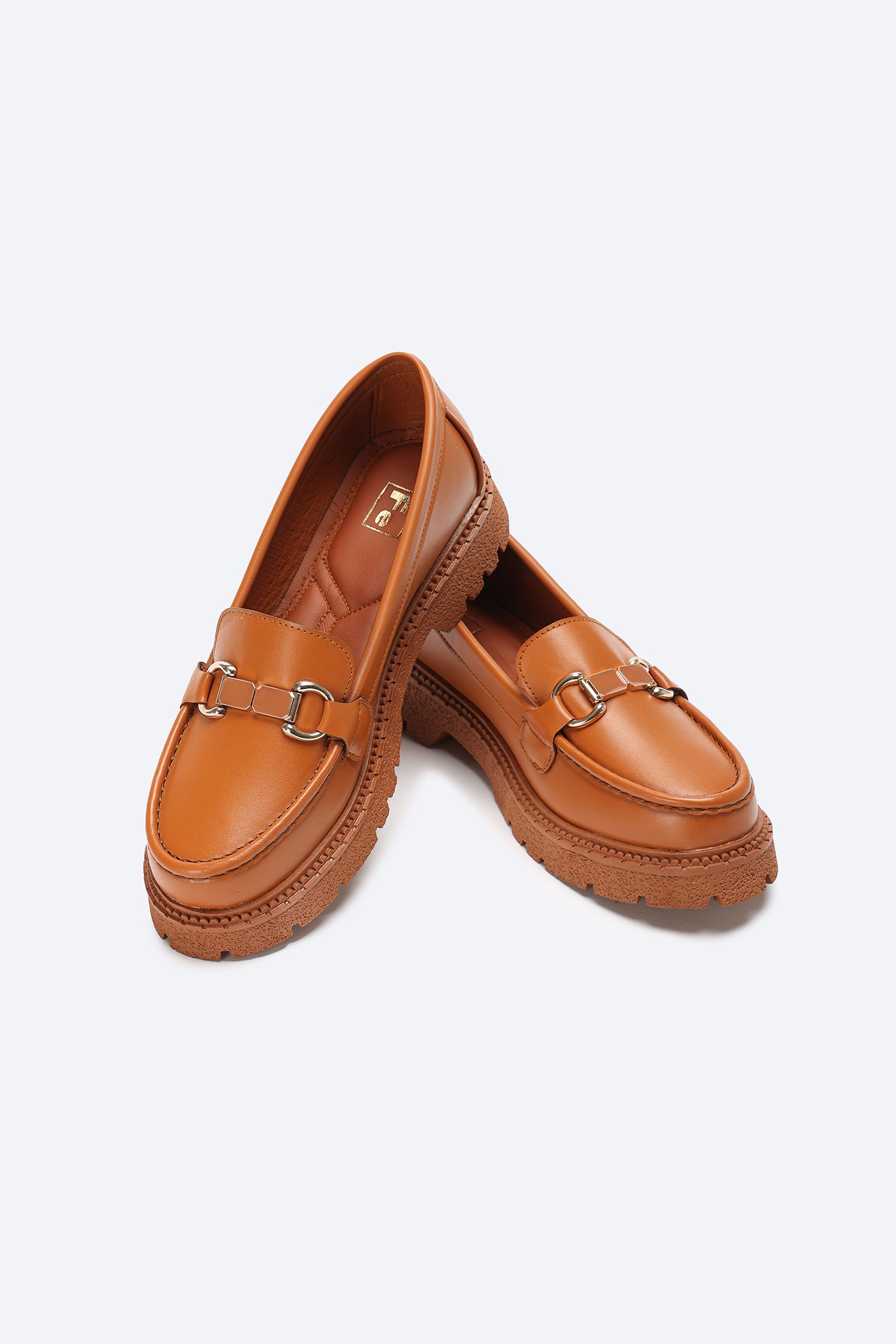 Loafers - Chunky Heels - Chain Detail - Havan