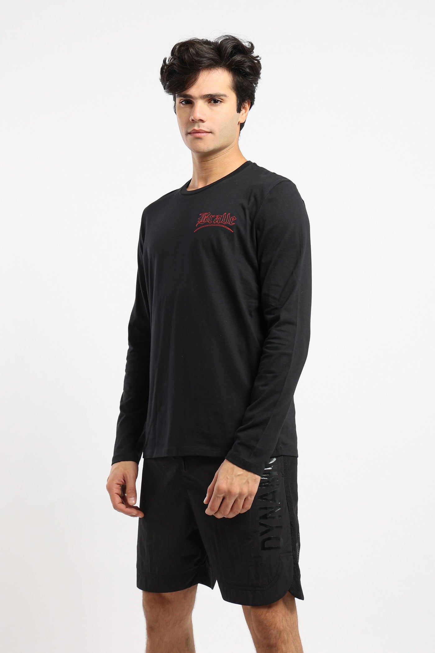 T-Shirt - Long Sleeves - Chest and Back Print