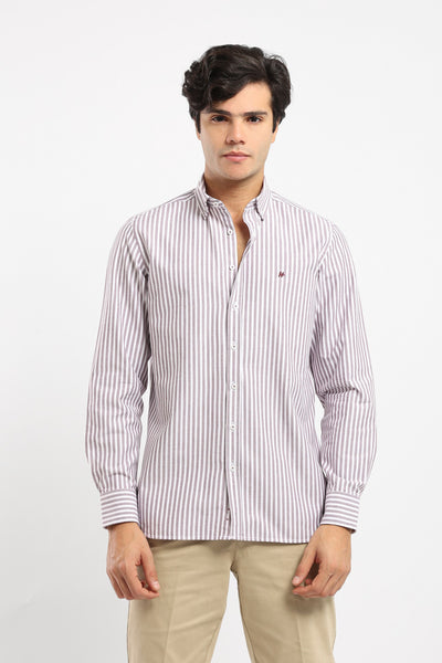 Shirts - Basic Oxford - Wide Striped