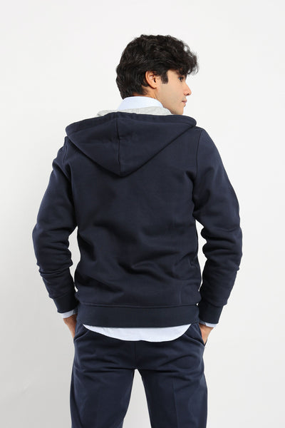 Hooded Sweatshirt - Zipper Closure