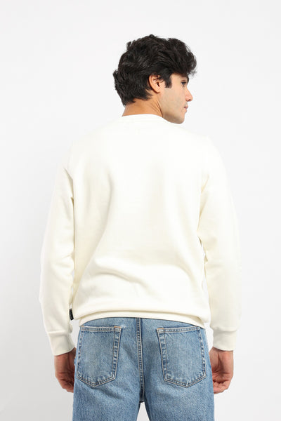 Sweatshirt - Chest Logo Print - Long Sleeves