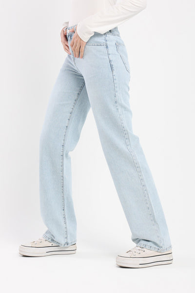 Jeans - Low Waist - Straight Leg