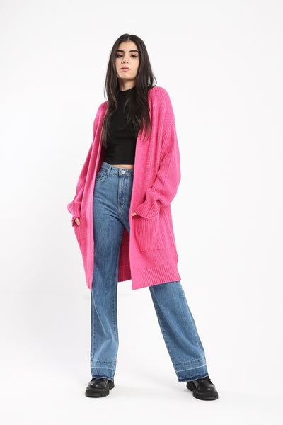 Cardigan - Long Length - With Pockets