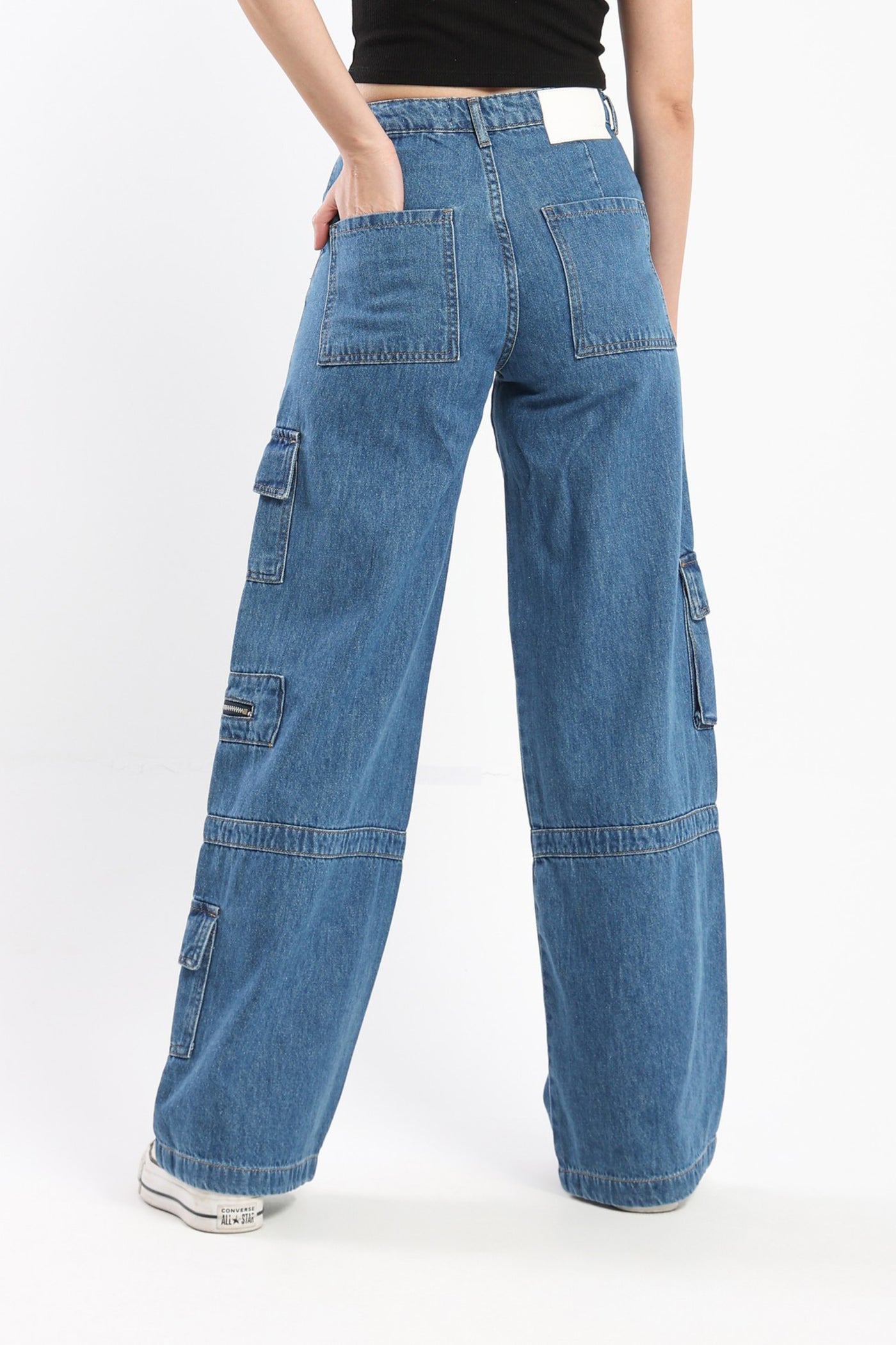 Jeans - Wide Leg - With Pockets