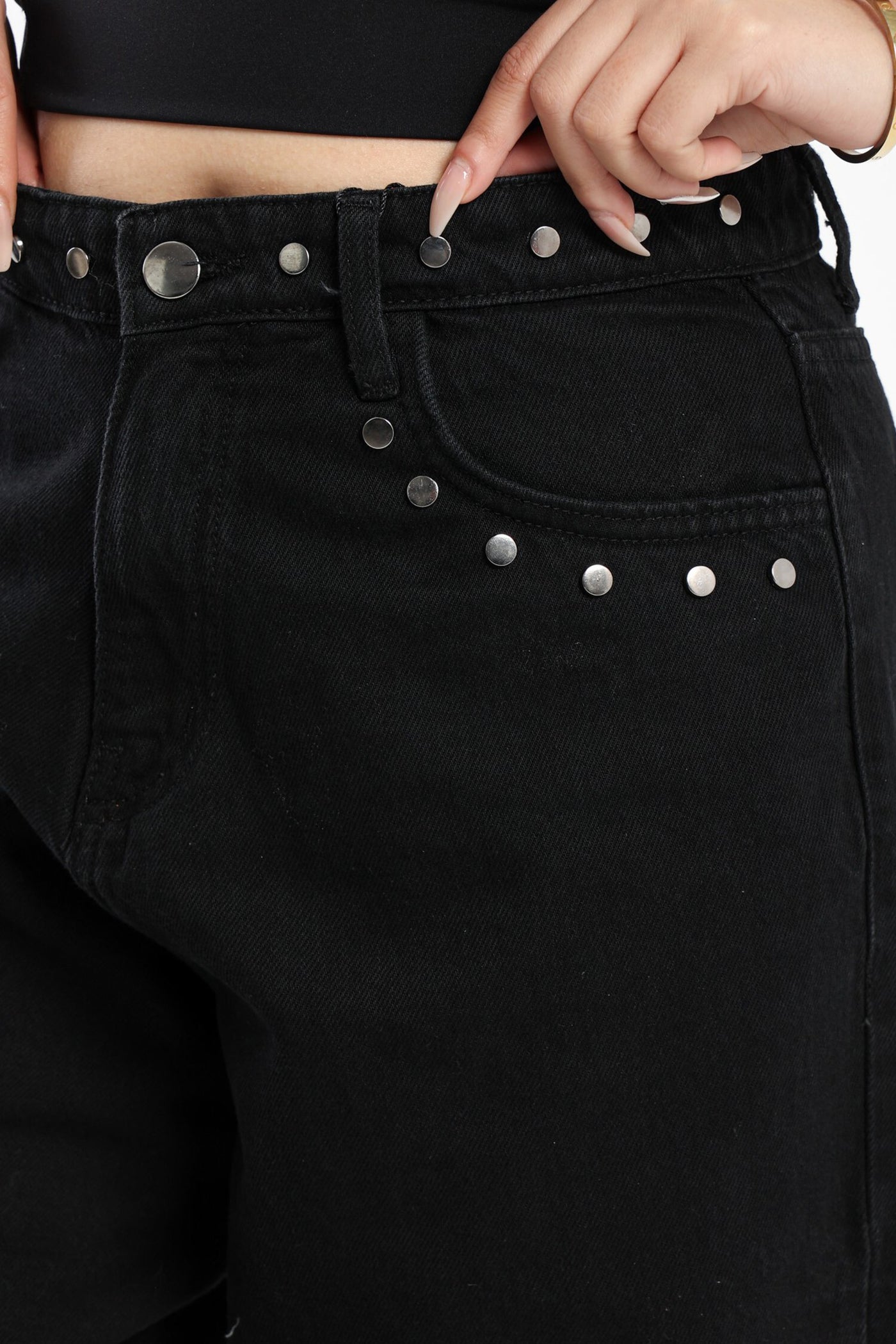 Jeans - Studded Detail