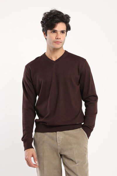 Pullover - Basic - V-neck