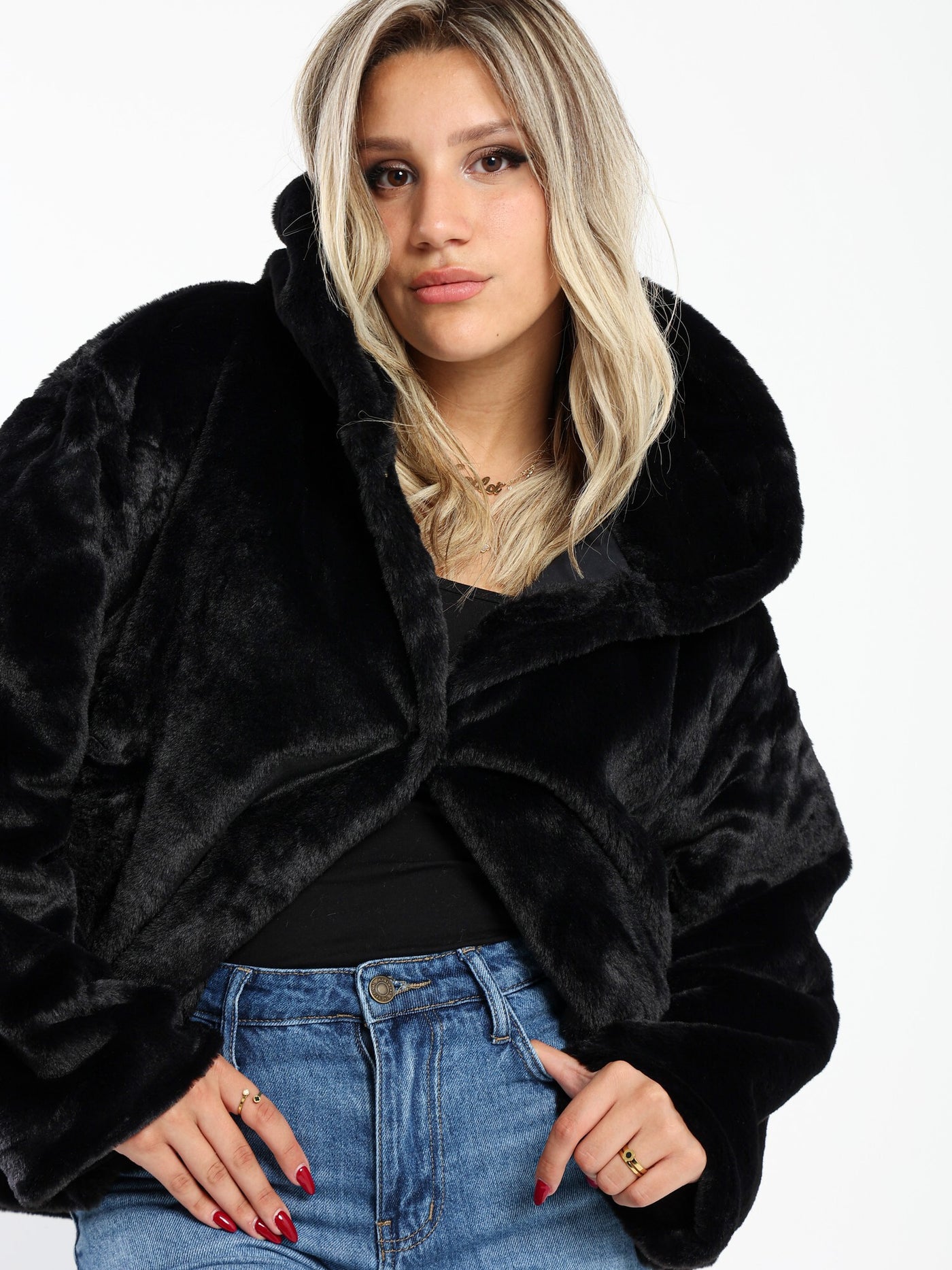 Jacket - Fur - Hooded