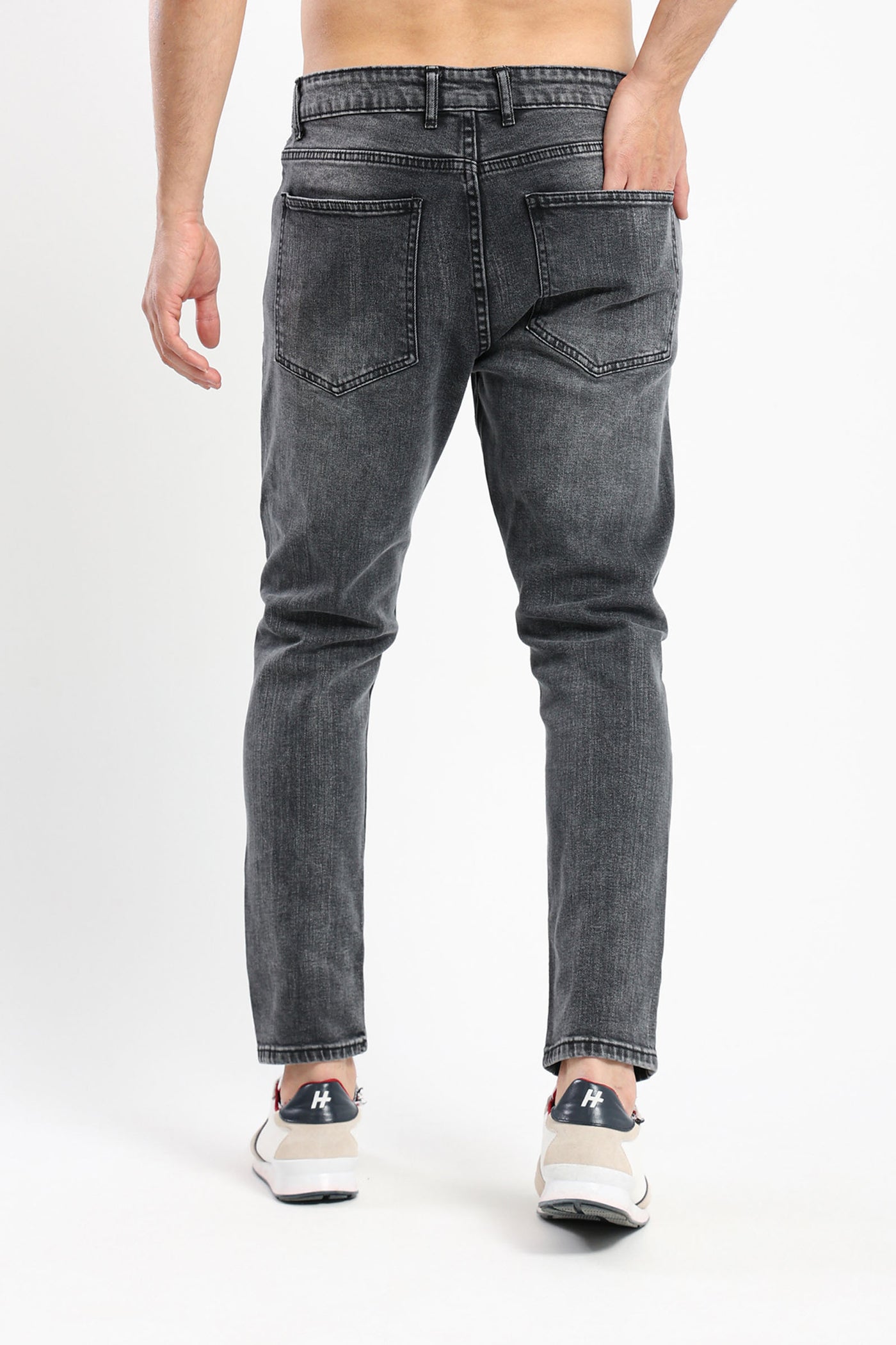 Jeans - Ripped Design - Washed Effect
