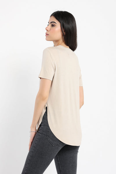 T-shirt - Round Hem - Short sleeves
