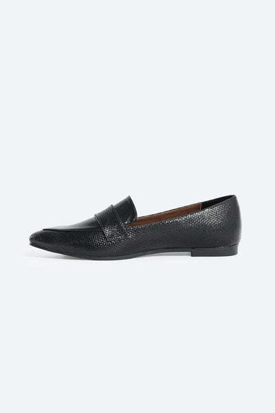Luxe Look Loafers - Black