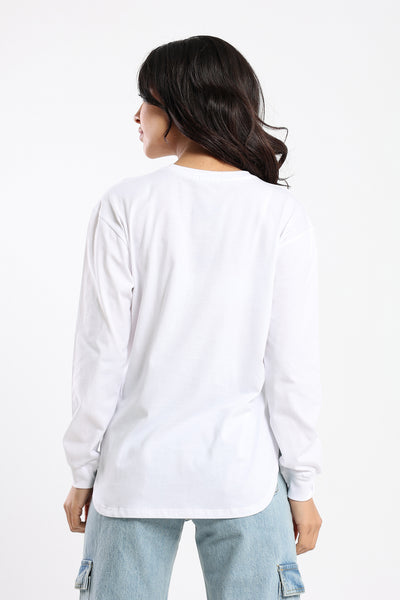 T-Shirt - Long Sleeves - Round Hem
