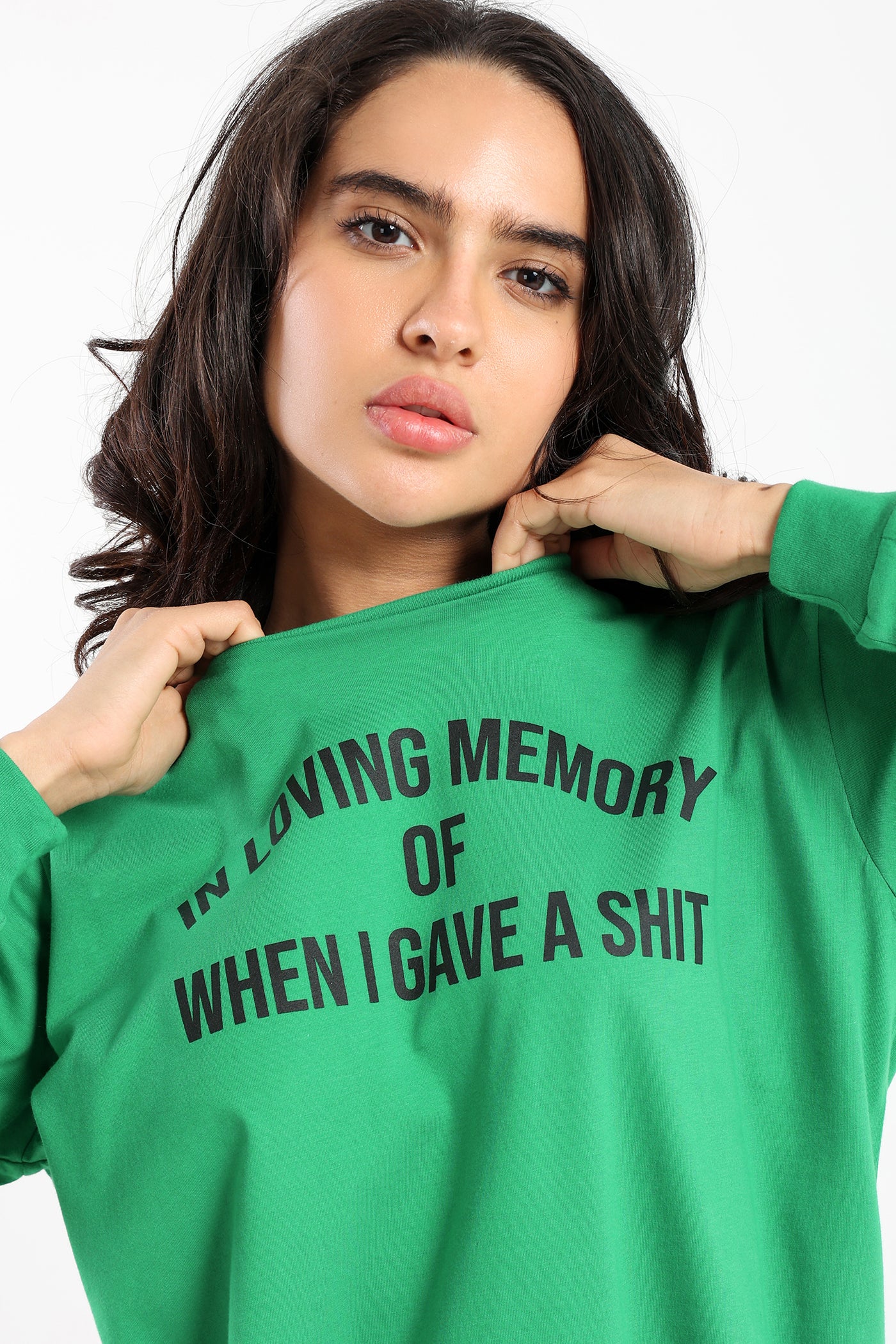 T-Shirt -  "In Loving Memory"  Print - Oversized