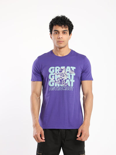 T-Shirt - Regular Fit - Astronaut Front Print