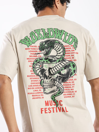 T-Shirt - Fearless Tour Print - Oversized