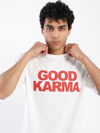 T-Shirt - "Good Karma" Front Print