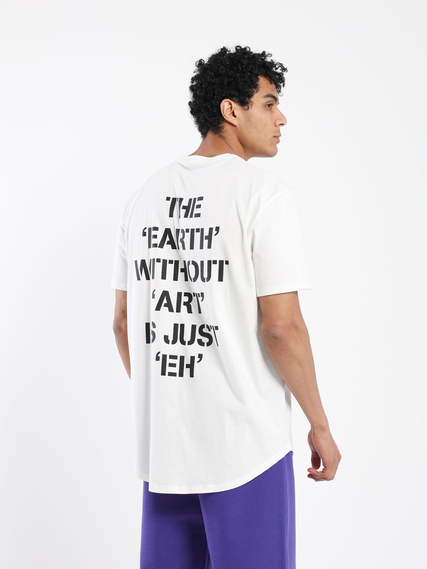 T-Shirt - Long Fit With Back Print