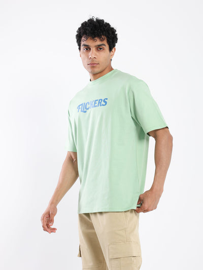 T-Shirt - "Flickers" Print - Oversized