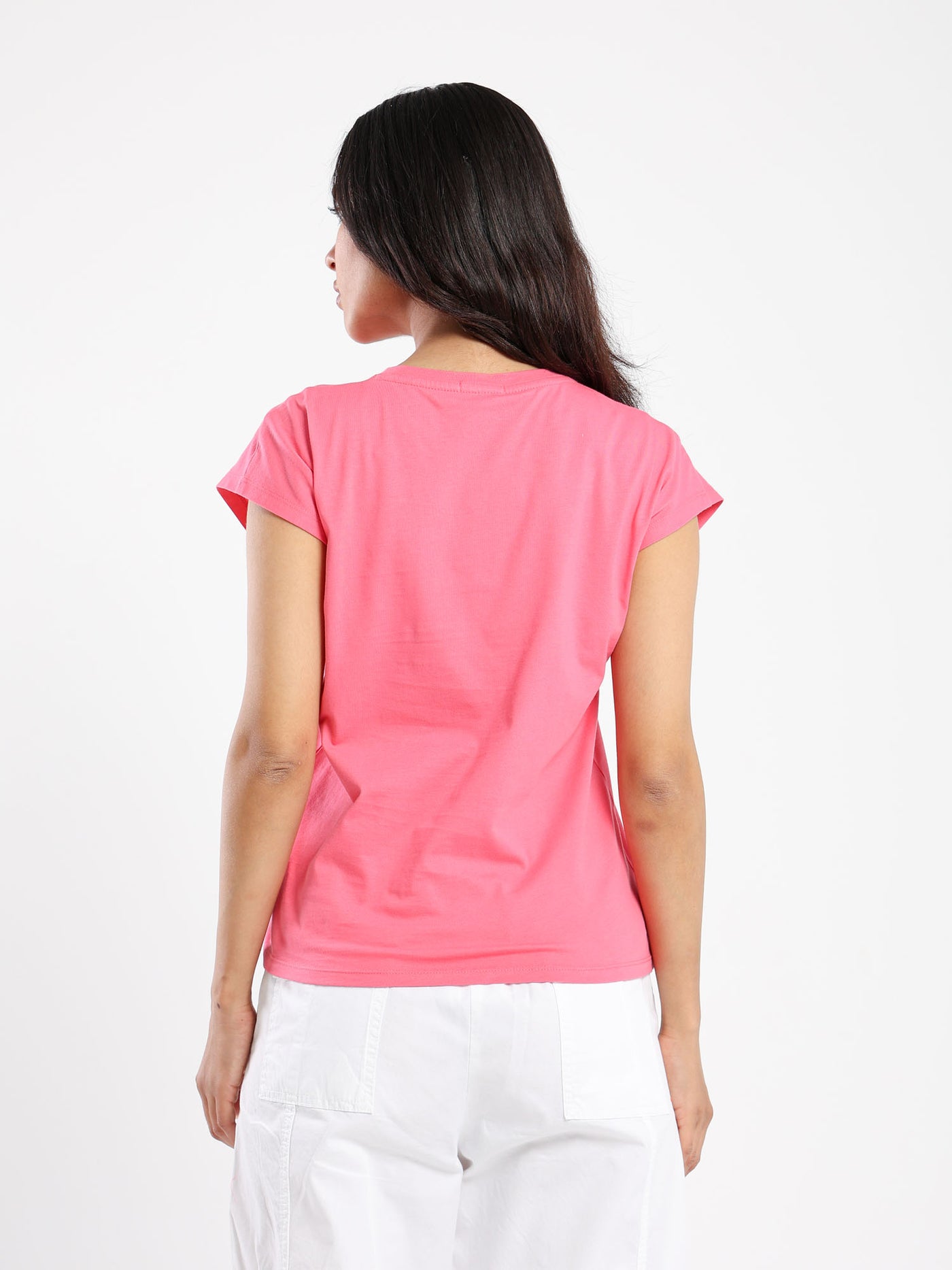 T-Shirt - "Seoul Print" - Cap Sleeves