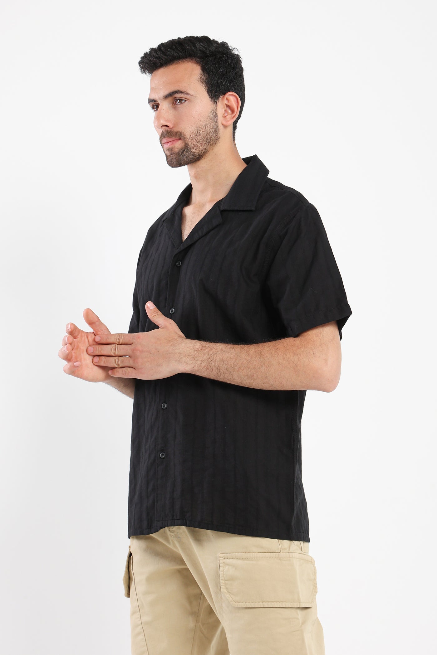 Shirt - Wrinkled - Short  Sleeves