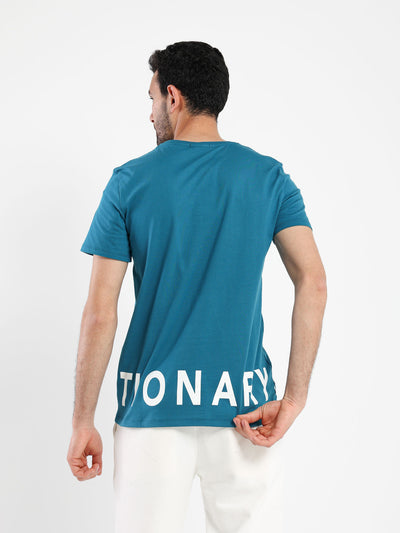 T-Shirt - "Revolutionary" Printed Hem