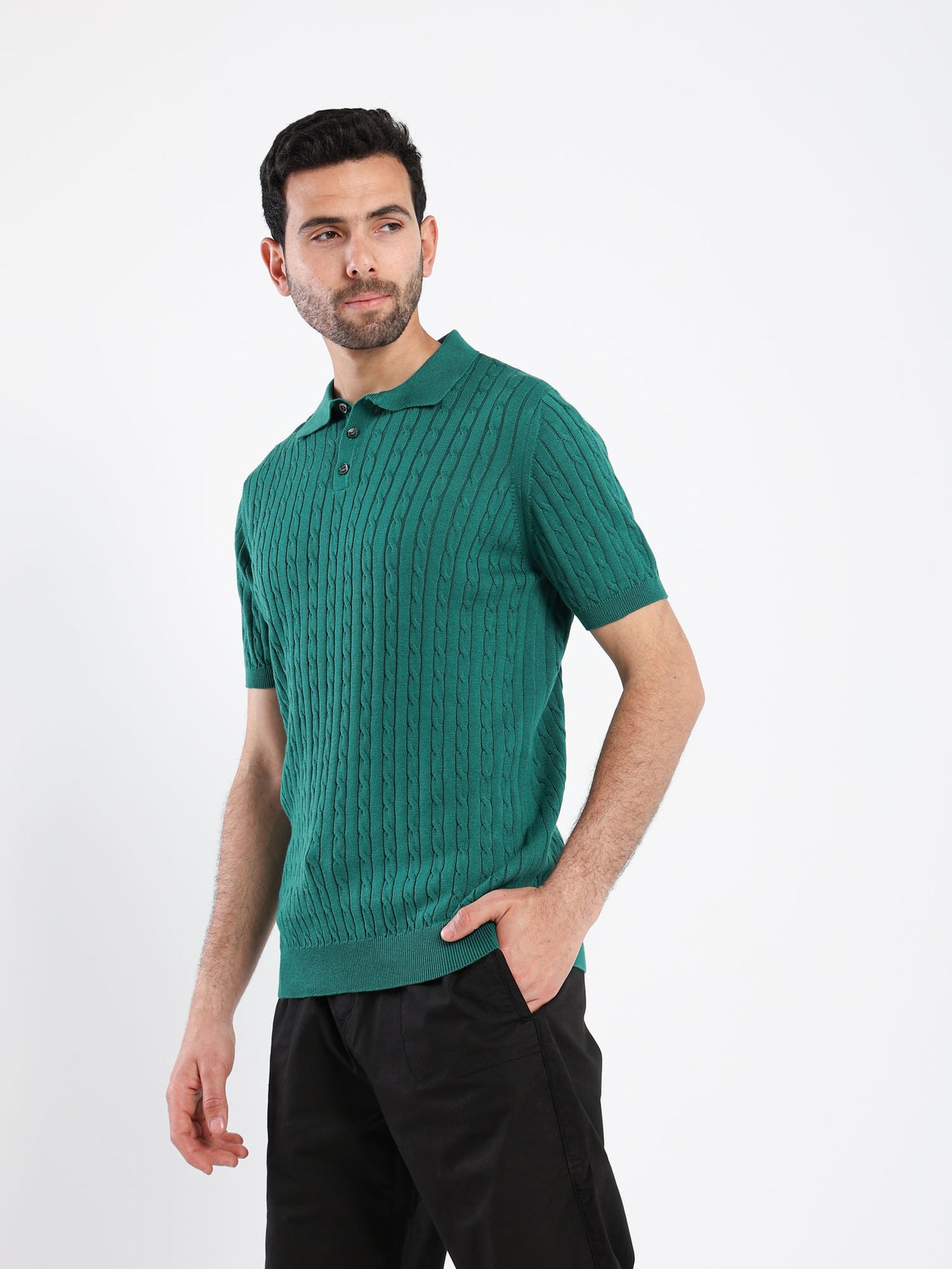 Polo Shirt - Tricot - Buttoned