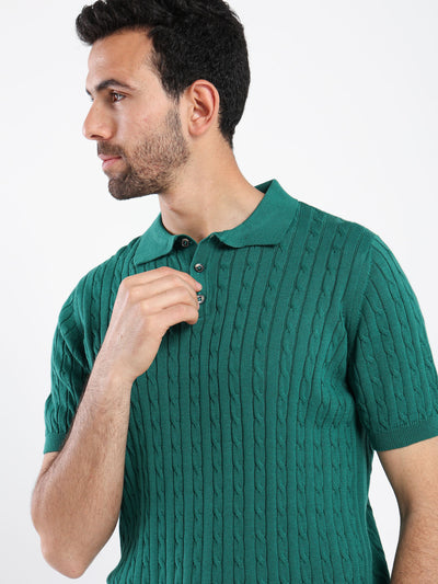 Polo Shirt - Tricot - Buttoned