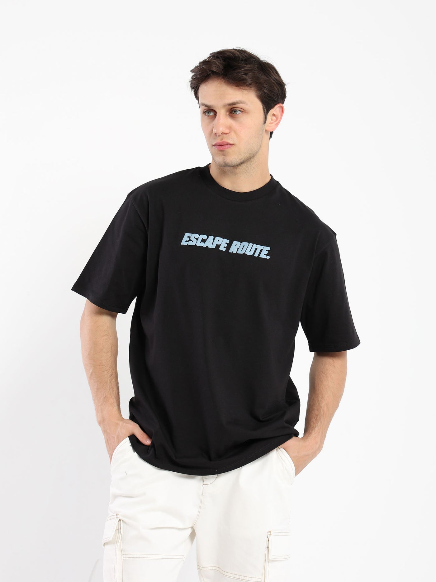 T-Shirt - Oversized - "Escape Route" Front and Back Print